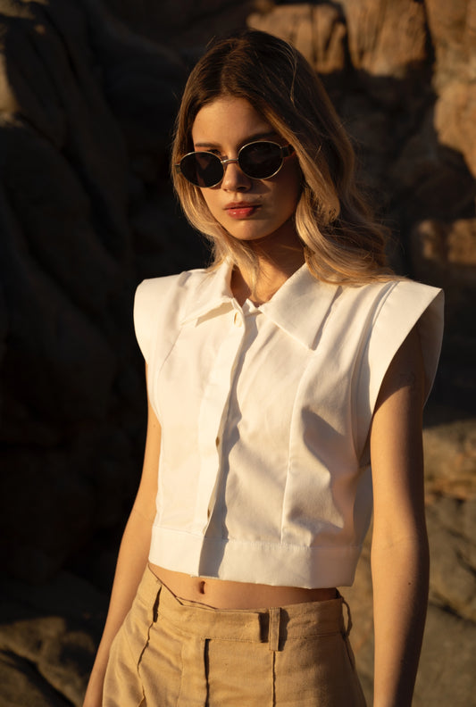 Camisa Alenia Marfil